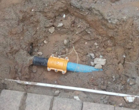 北塔水管漏水检测的情况